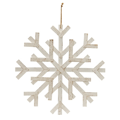 SNOWFLAKE 24”D WOOD