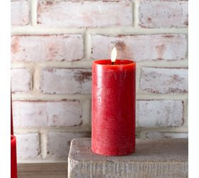 6" Red LED Pillar