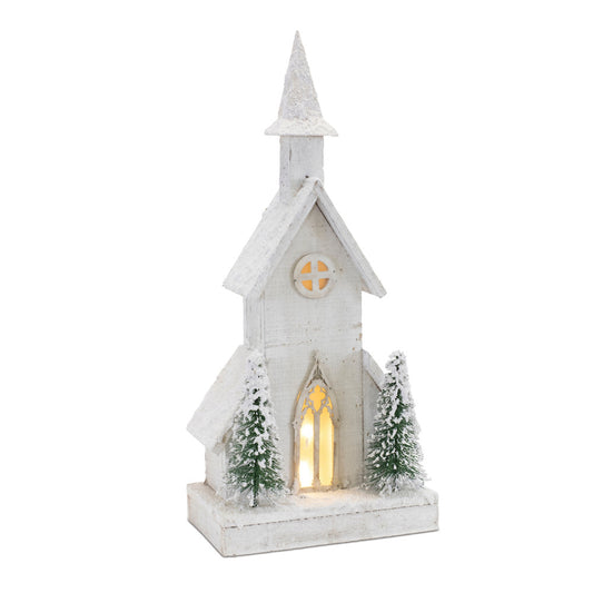 19" Wood Church