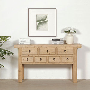 Capri Drawers Sideboard Weathered Natural Pine