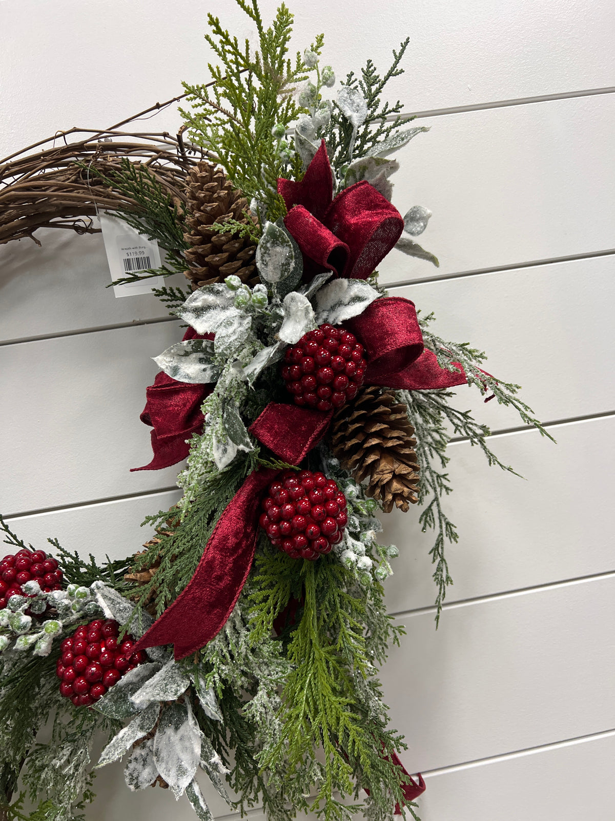 Wreath with Burgundy