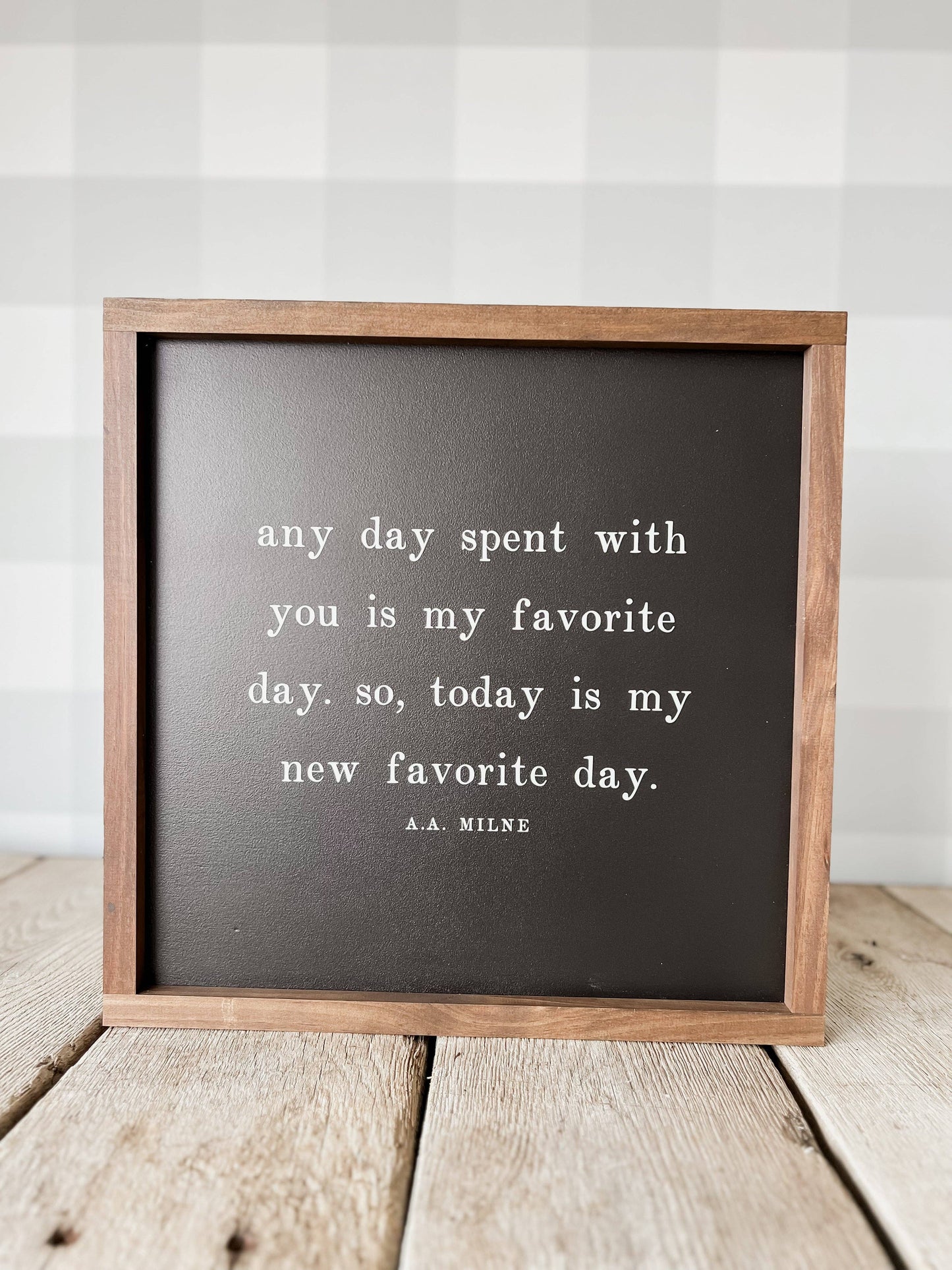 Any Day Spent With You | Mother's Day Gifts, Wall Art