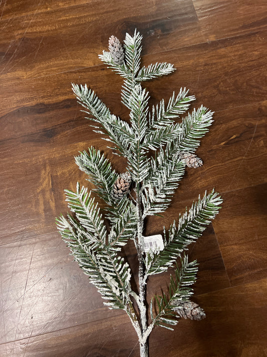 Snowed Pine Spray 37”