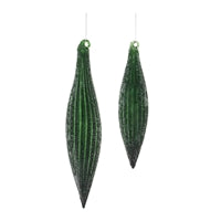 Green Glass Ornament