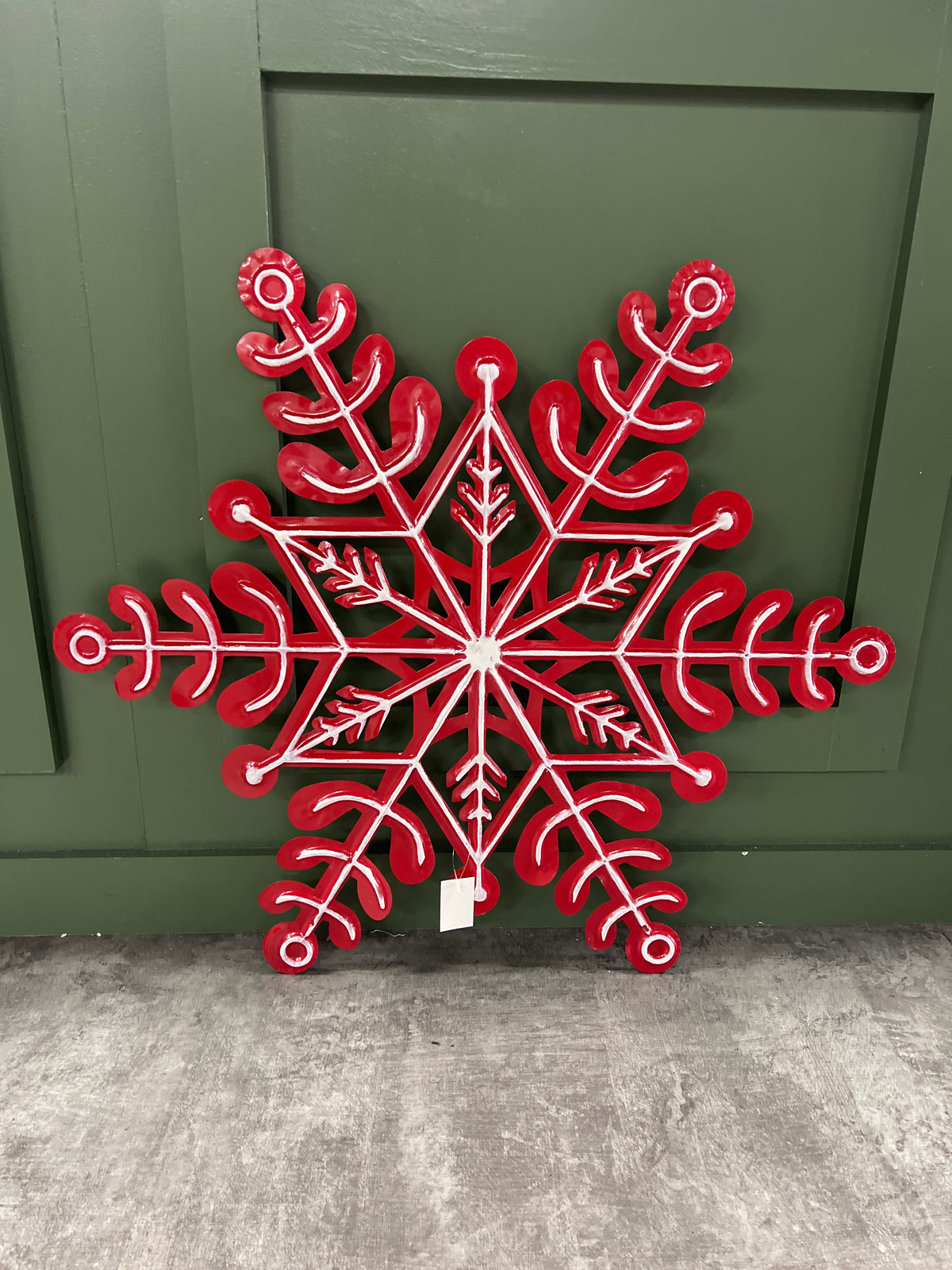 Metal Snowflake Stake