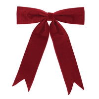 Red Bow Ornament 13"W x 13"H Polyester