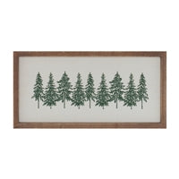 Framed Trees (Embroidery) 16"L x 8"H