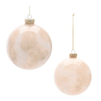 Marble Gold/Cream Ornament