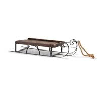 Sled 23"L x 7.5"W x 4.5"H Wood/Metal