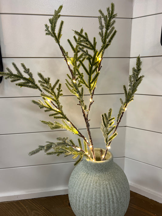 29" Greenery Branch with Fairy Lights