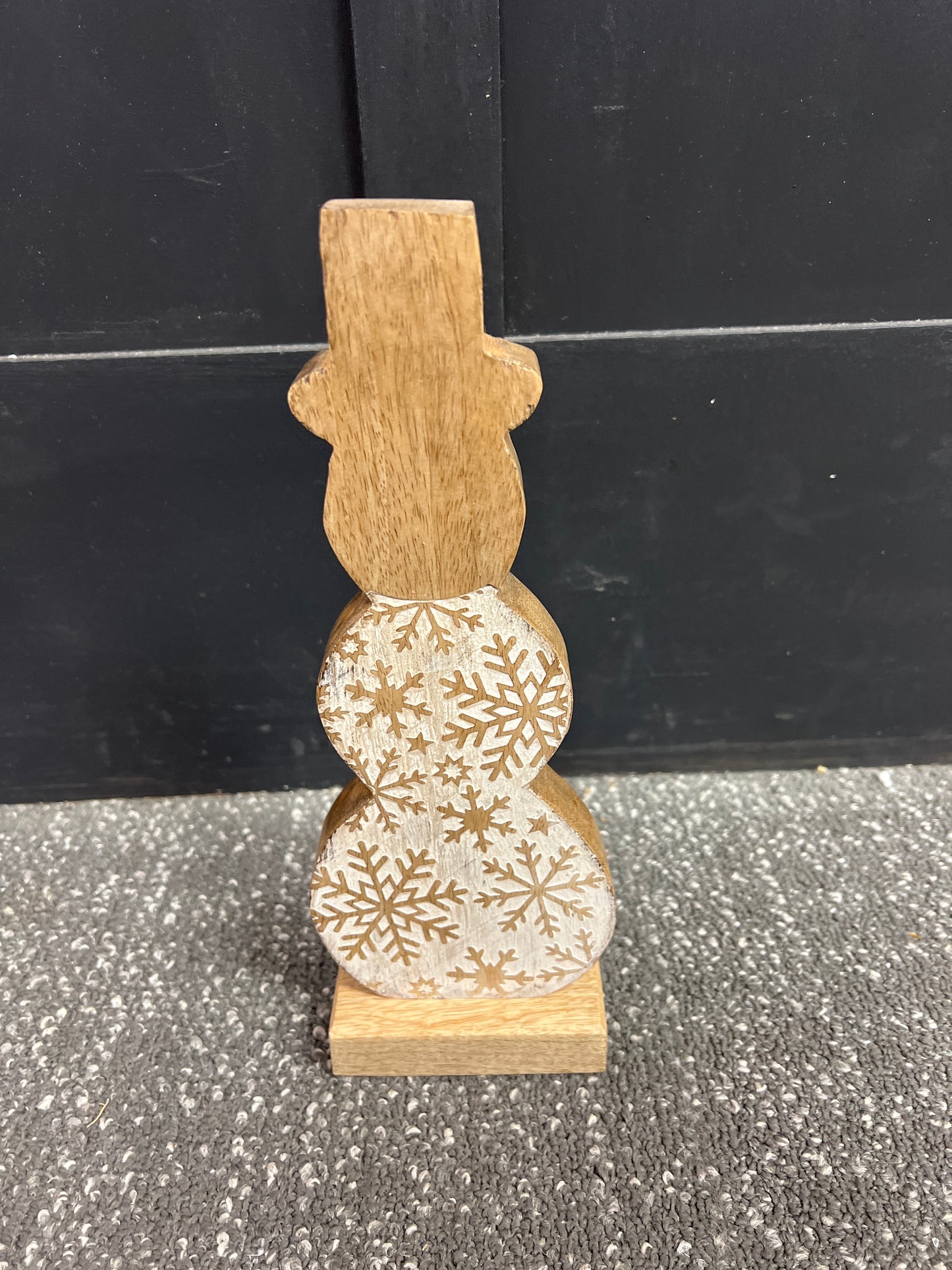 12x4 Wood Snowman