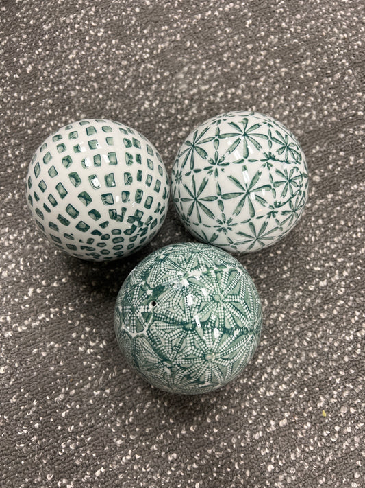 Green Painted Orb