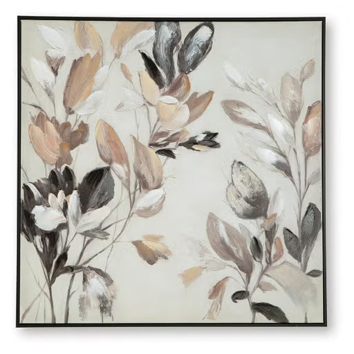 40x40 Turlow Blooming Flowers Wall Art