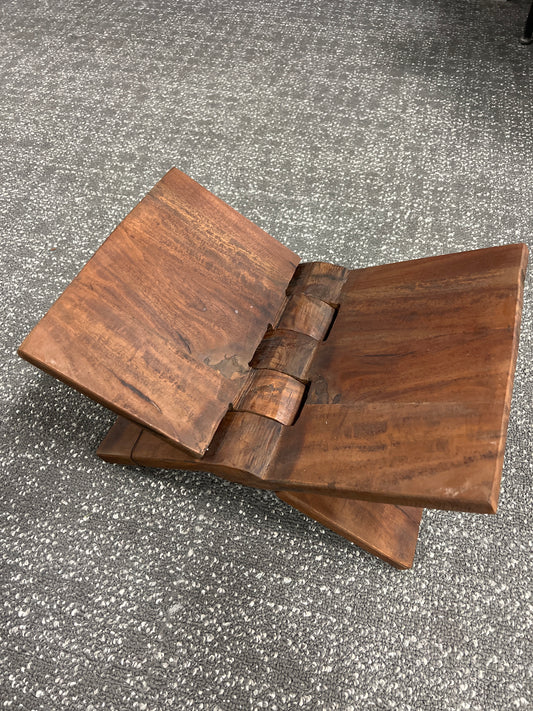 14.5x7 Reclaimed Wood Reproduction Book Holder