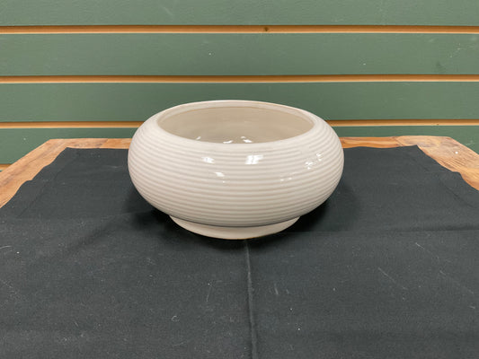 8.25 Raised White Ceramic Bowl