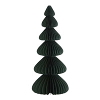 10" Dark Green Paper Tree