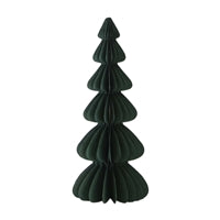 8" Dark Green Paper Tree