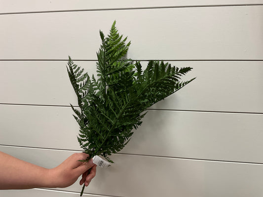 18" UV/FR Leather Fern Bush GR