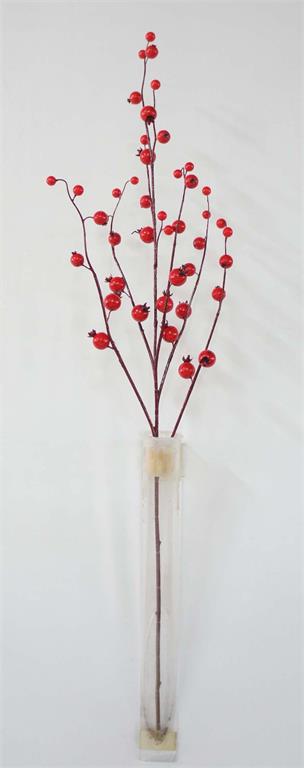 Currant Berry Spray, 40" Red