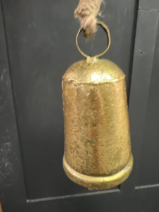 4.5" Bell Ornament GR/GY