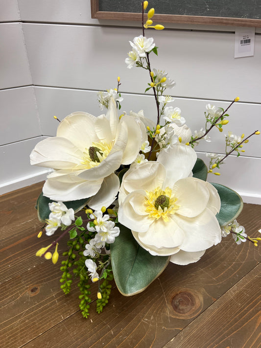 Cream Magnolia Arrangement