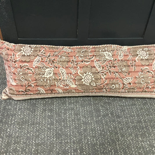 13x35 Rose Pillow