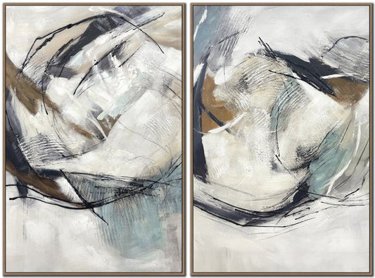 Dynamic Flow Silhouette Asst Wall Art