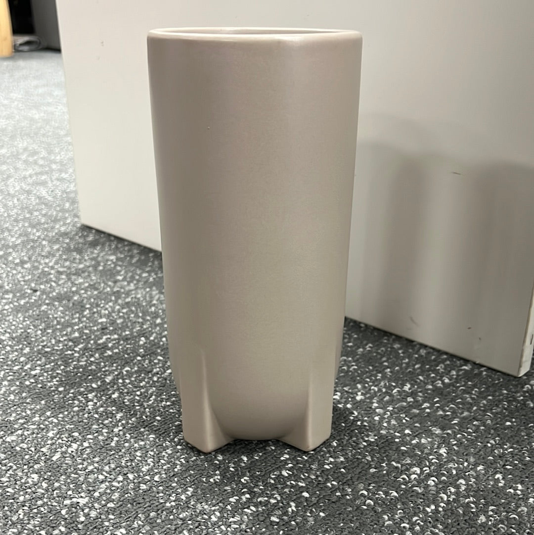 4.5x9.5 Taupe Vase