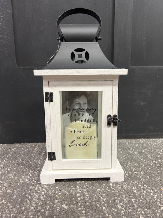 In Memory of Picture Frame Lantern