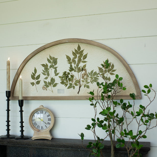 36.25" ARCHED PRESSED BOTANICAL