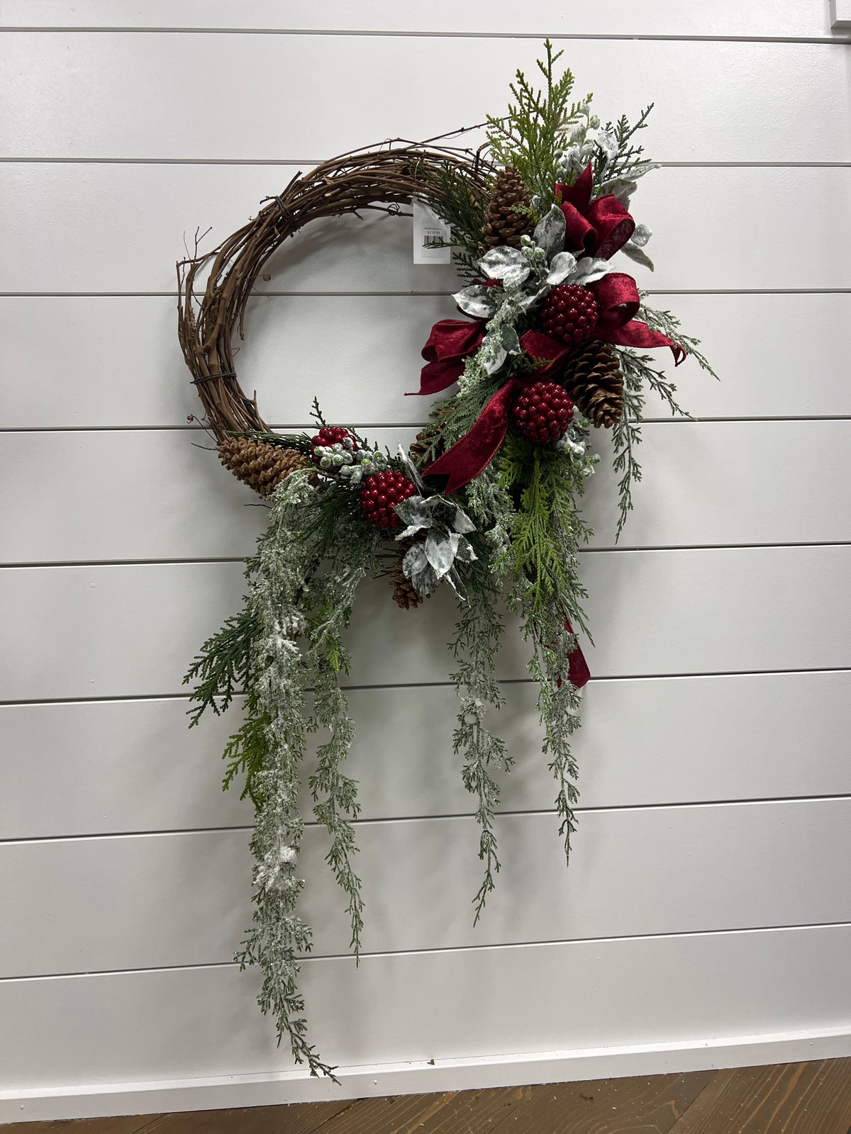 Wreath with Burgundy