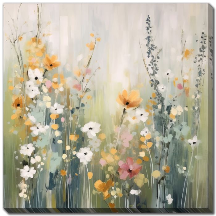 24x24 Tranquil Meadow Tones
