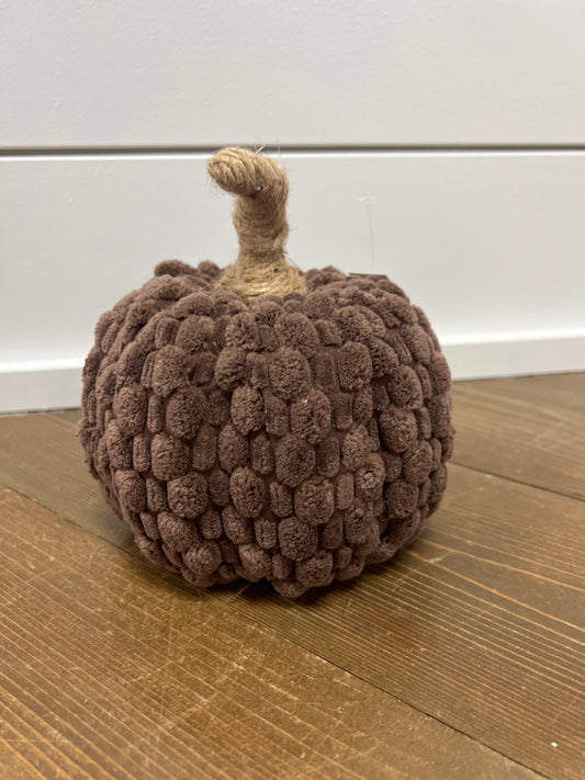 6”Hx5”D Brown Pumpkin