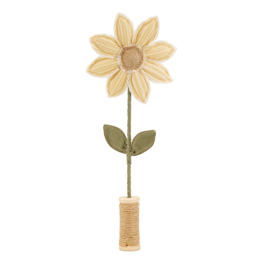 4.75x11.25 Short Plush Sunflower in Bobbin