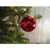 4" RED VP Mercury Ball Ornament