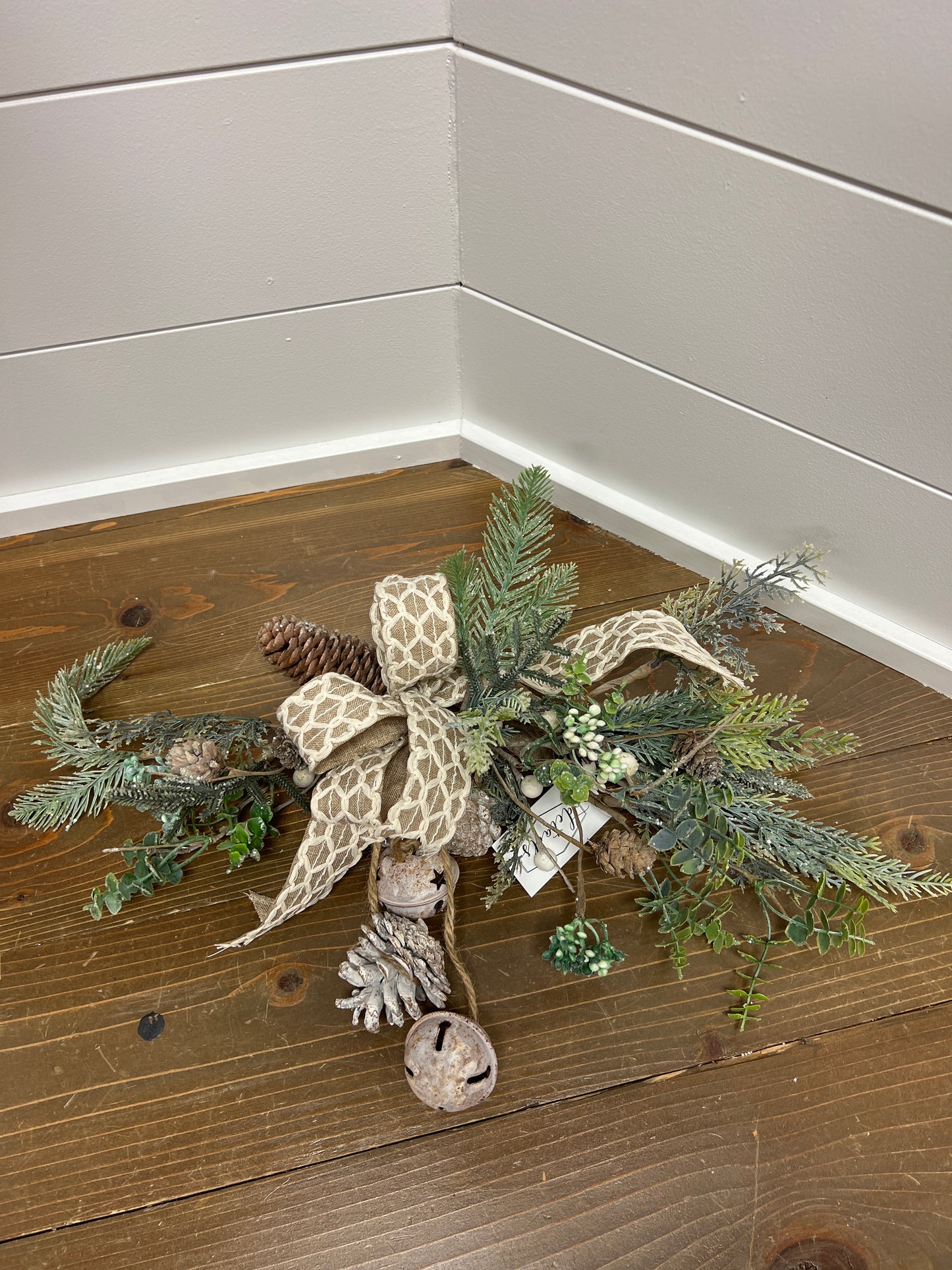 Bow with Bells and Greenery