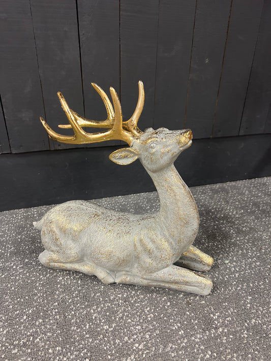Resin Laying Deer