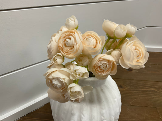 Ranunculus Bud Bundle X6, 10", Blush