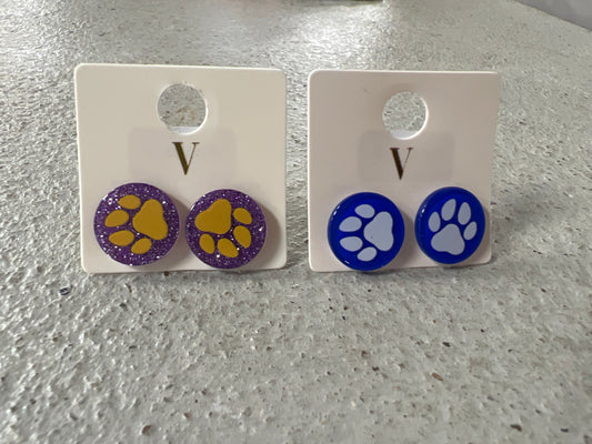 Pawprint Earrings