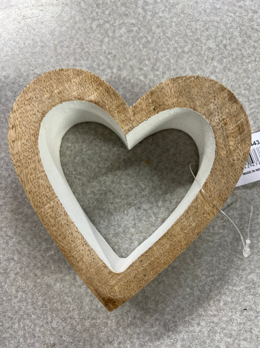 4.5x4.75 Enamel/Wood Heart