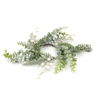 Eucalyptus Pine/Berry Candle Ring