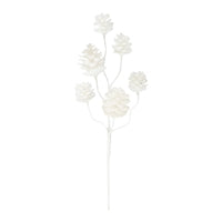 White Pinecone Pick