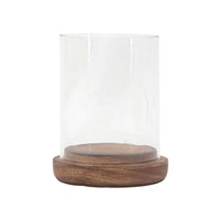Small Dark Mango Hurricane Glass