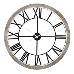 Natural Color Wooden Clock