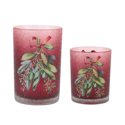 Holly Candle Holders