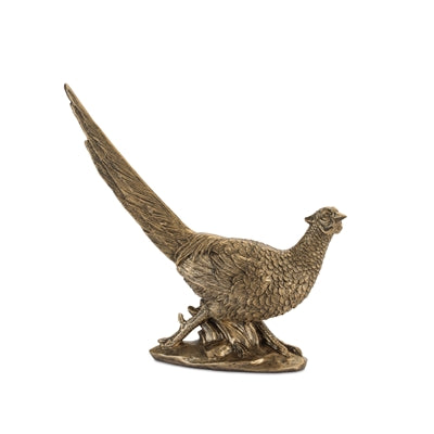 Set of PHEASANTS (2 ASST) 8.5"H X 12"L, 8.5"H X 14.5"L RESIN