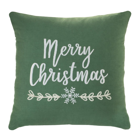 16” Square Merry Christmas Pillow