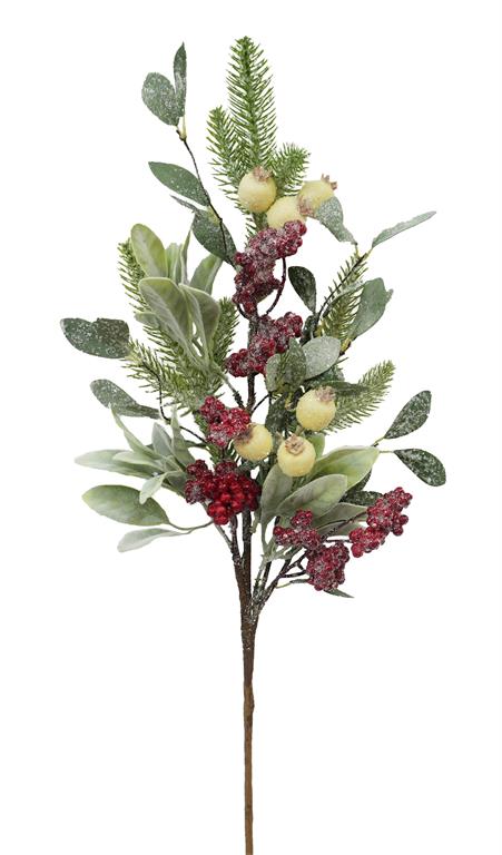 Mixed Berry Foliage & Pine