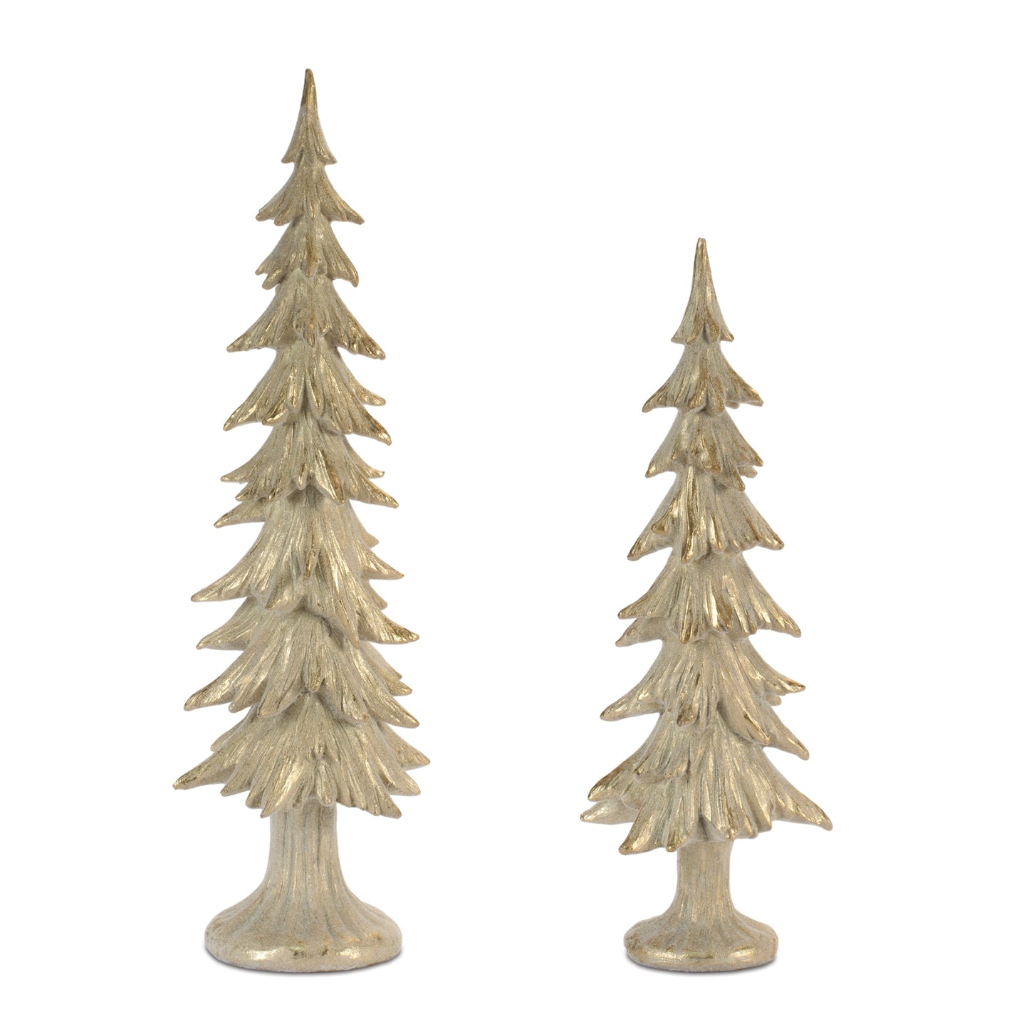 Set of 2 Gold Trees
