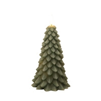 Large Green LED Christmas Tree Candle